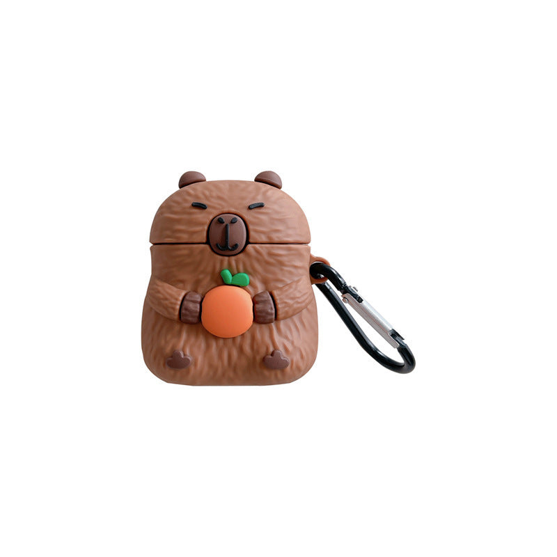 Cartoon Cute Capybara Airpods Protective Cover
