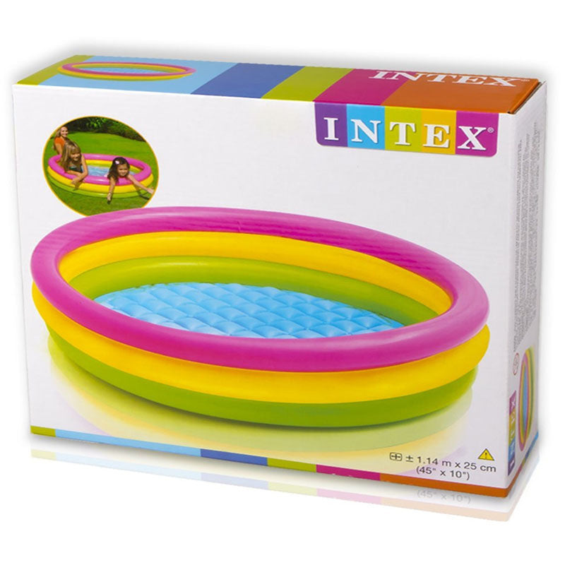 Fluorescent Three-ring Inflatable Ball Pool