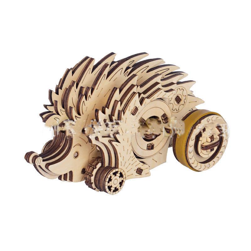 Rubber Band Brake Series 3D Three-dimensional Puzzle Jigsaw Puzzle DIY Handmade Toys