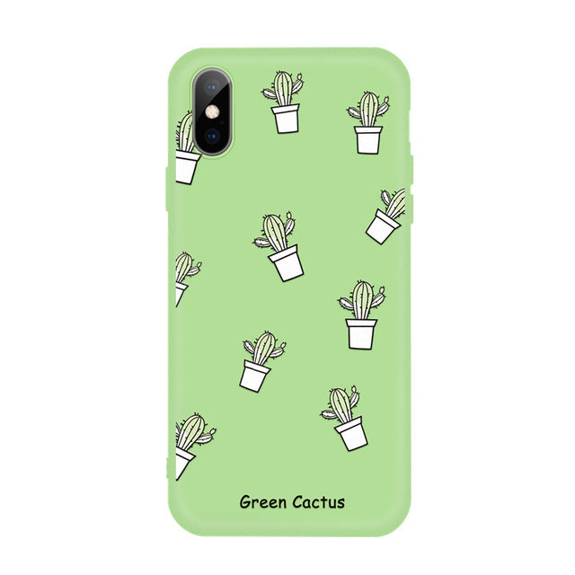 Compatible with Apple , Candy color cartoon phone case