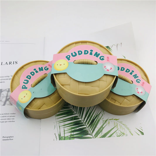 Decompression Artifact Big Bun Squeeze Music Simulation Xiao Long Bao You Tiao Slow Rebound Decompression Toys Student Gifts