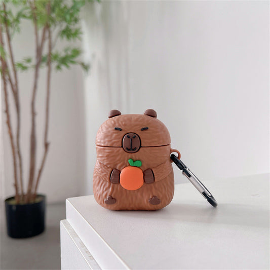 Cartoon Cute Capybara Airpods Protective Cover