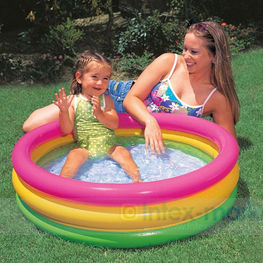 Fluorescent Three-ring Inflatable Ball Pool